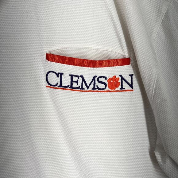 Clemson University Mens Nike Team Polo Shirt XL Vintage Y2K 2000s College Alumni - Picture 3 of 9